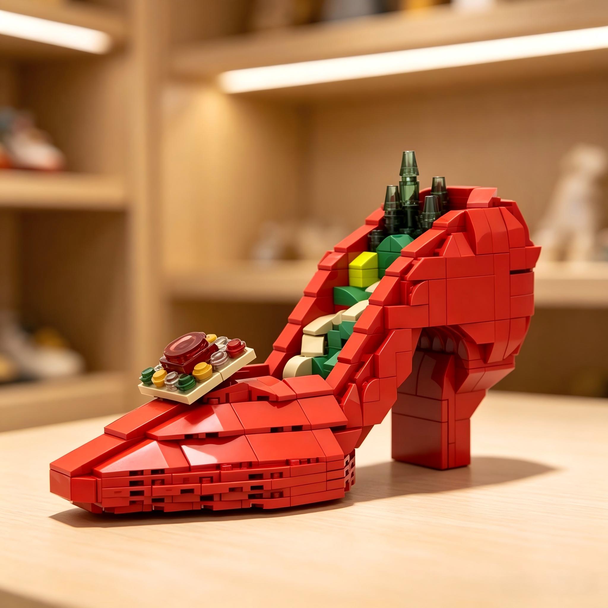 Board Game Jumanji - Cinderella Crystal Shoes Ruby 3D DIY