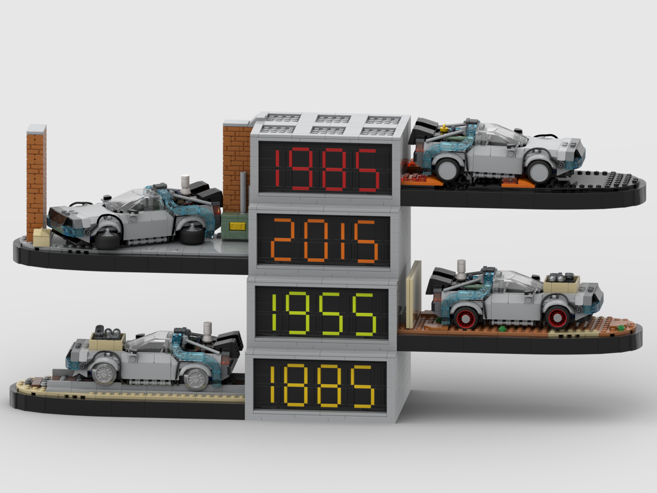 Board Game Jumanji - Moc Delorean Back To The Future