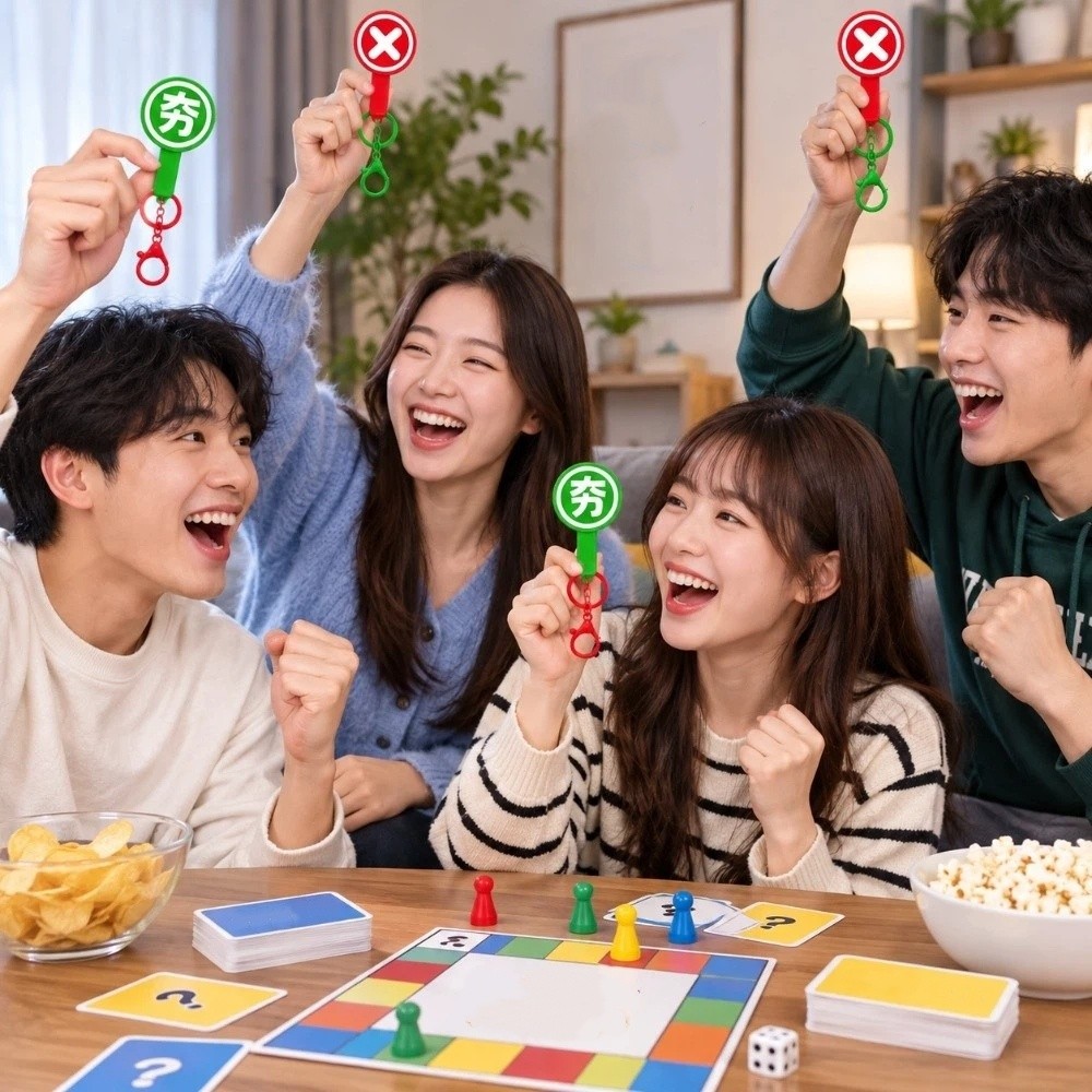 Board Game Or Boardgame - Handheld Judgement Board Keyring New Trendy