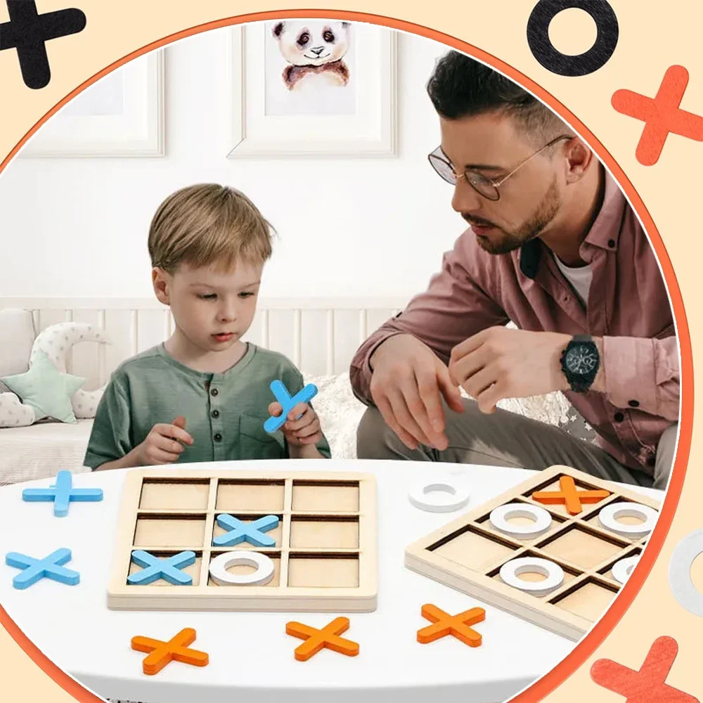Wooden XO Tic Tac Toe Game Min - đánh giá và giá Board Game Quarto