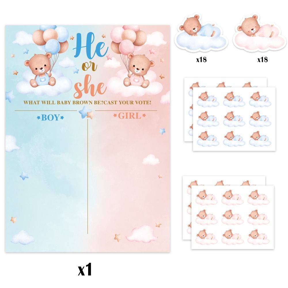 With Stickers Gender Revealed  - đánh giá và giá Board Game Or Boardgame