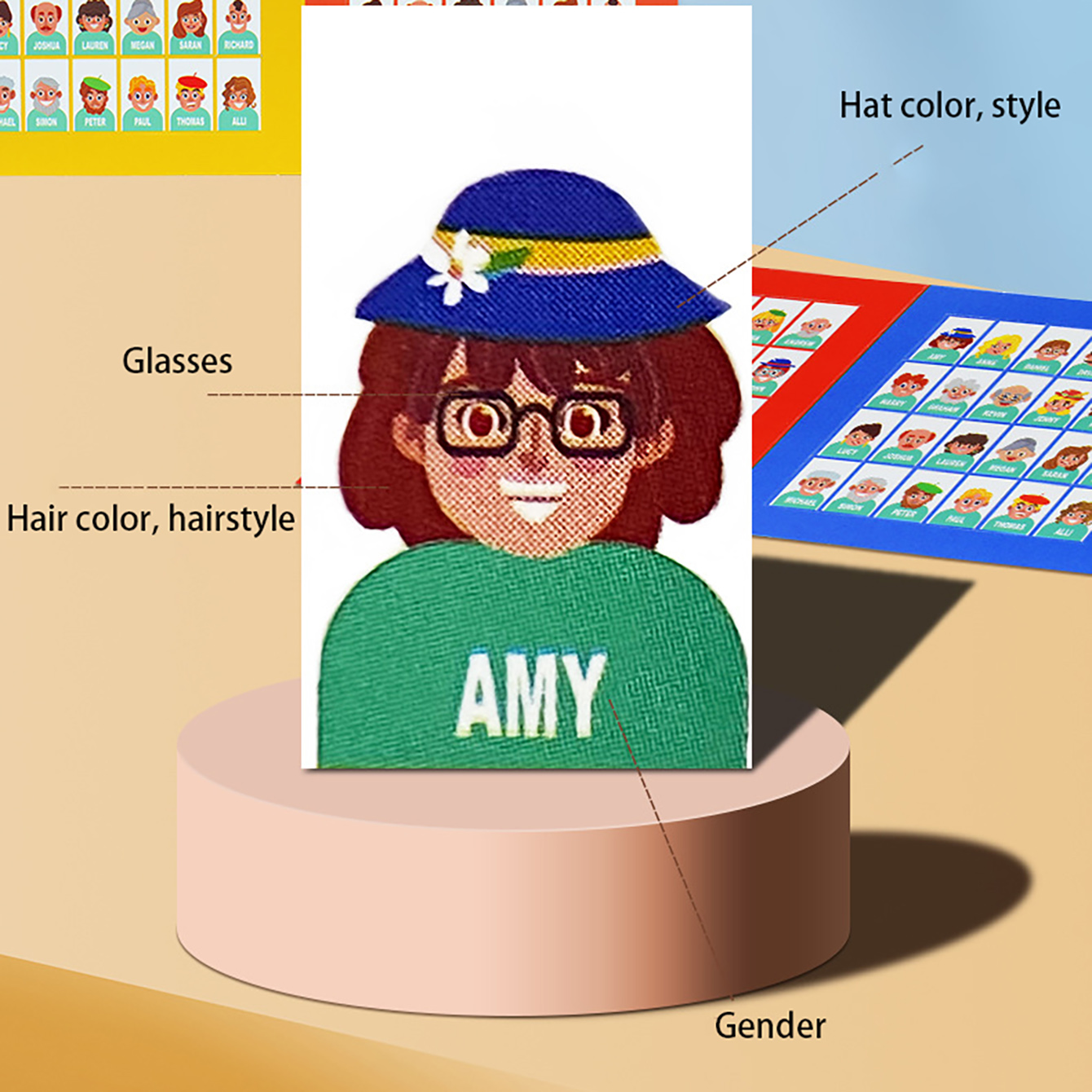 Family Guessing Board Game Who - đánh giá và giá Board Game Quarto