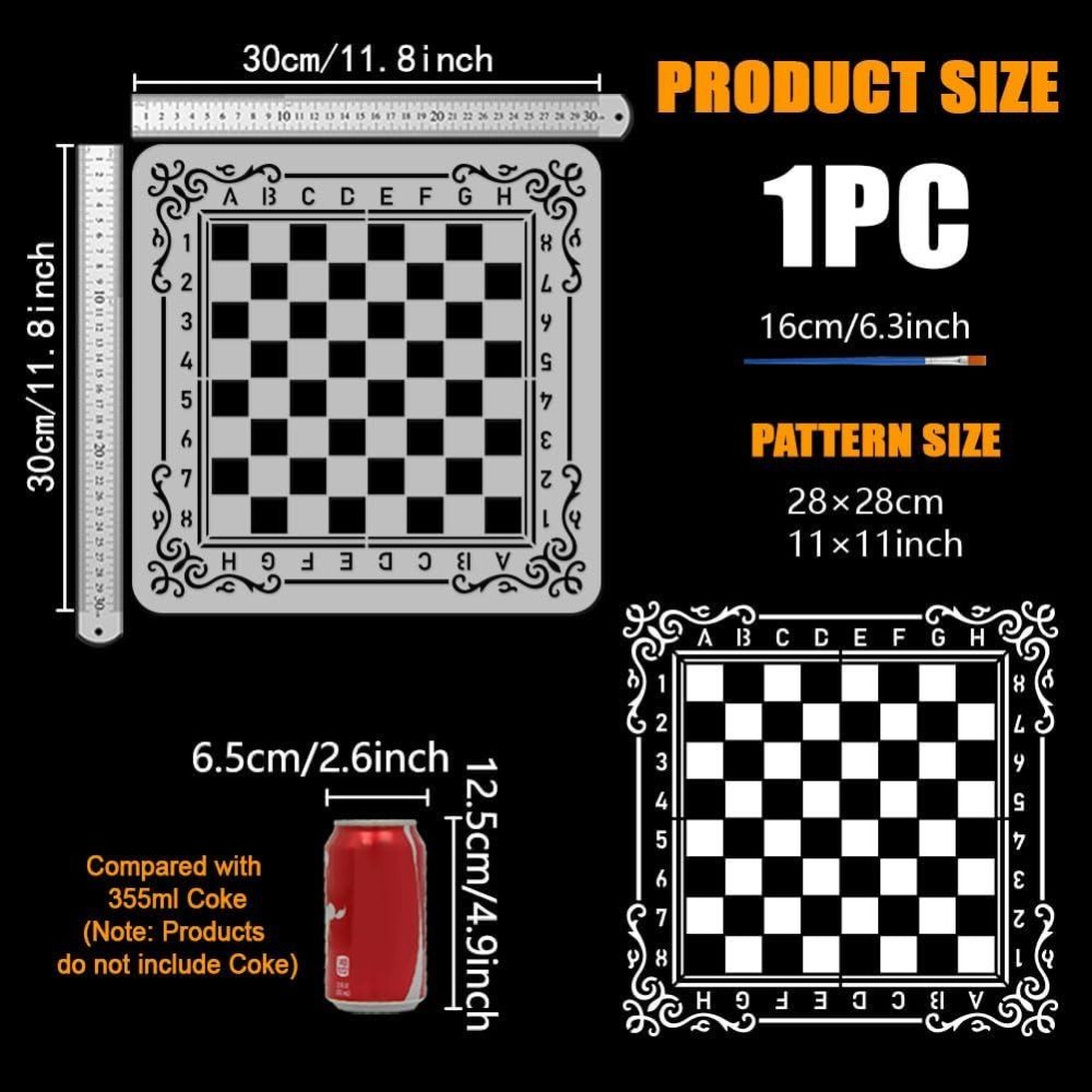 Game Disc Painting Stencil wit - đánh giá và giá Board Game Template