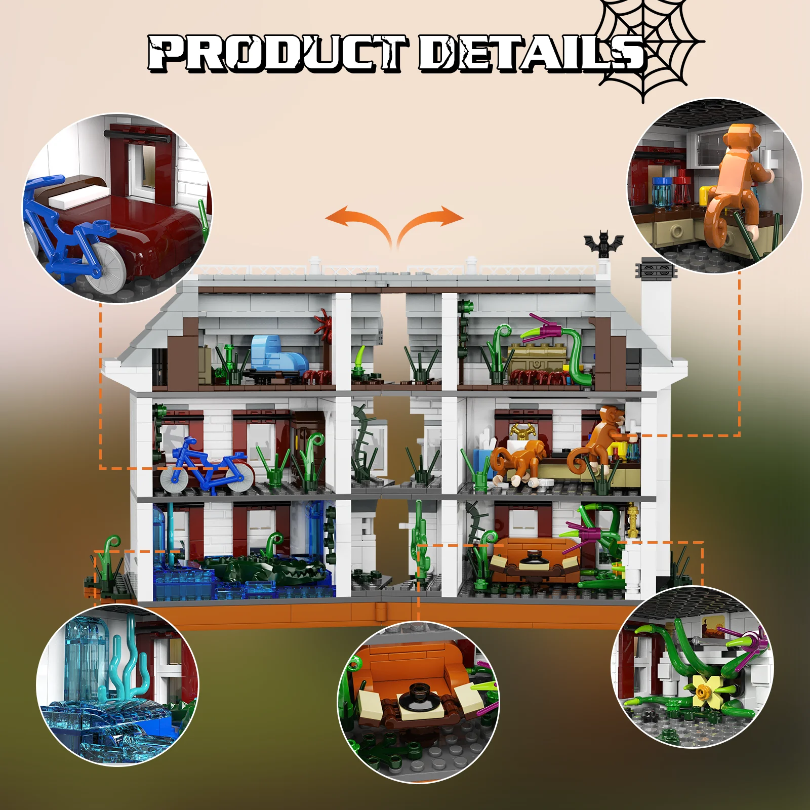 MOC Jumanjiness House Building - đánh giá và giá Board Game Jumanji