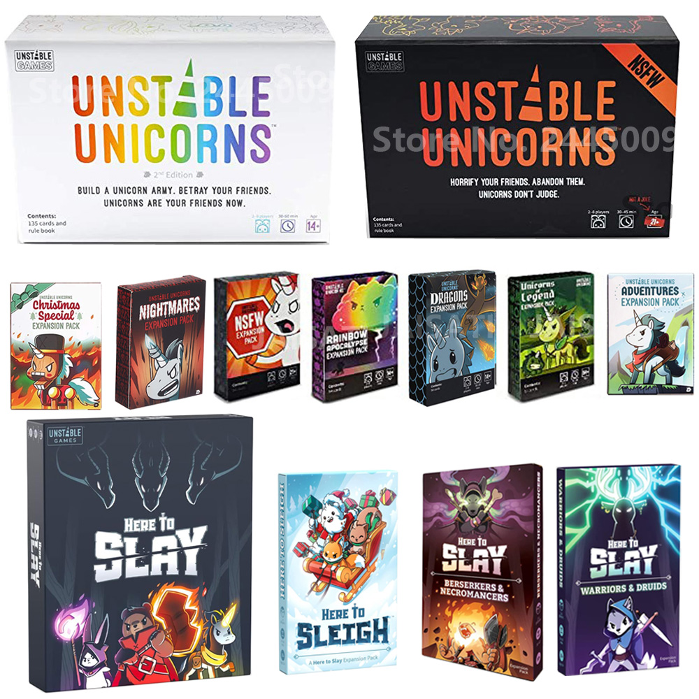 Unicorns card game Christmas S - đánh giá và giá Board Game Zombies