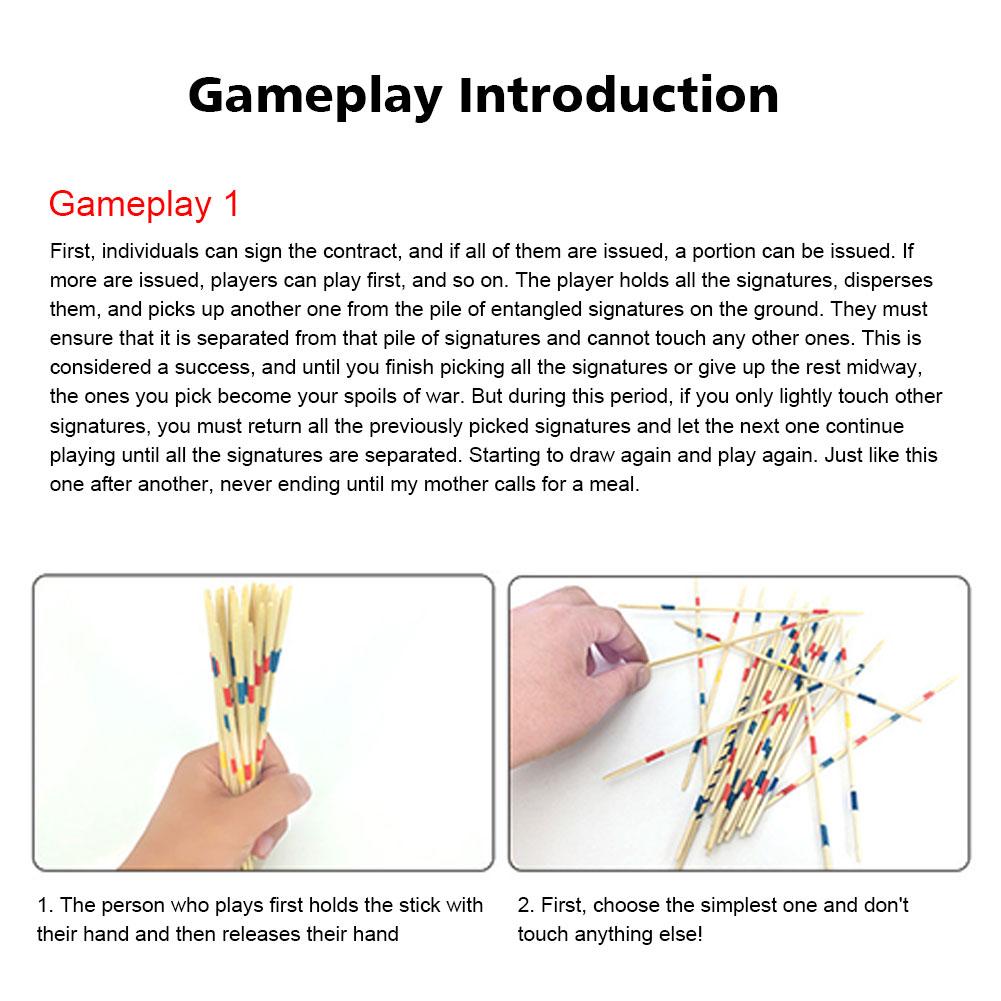 1Set Traditional Mikado Spiel  - đánh giá và giá Board Game Multiplayer