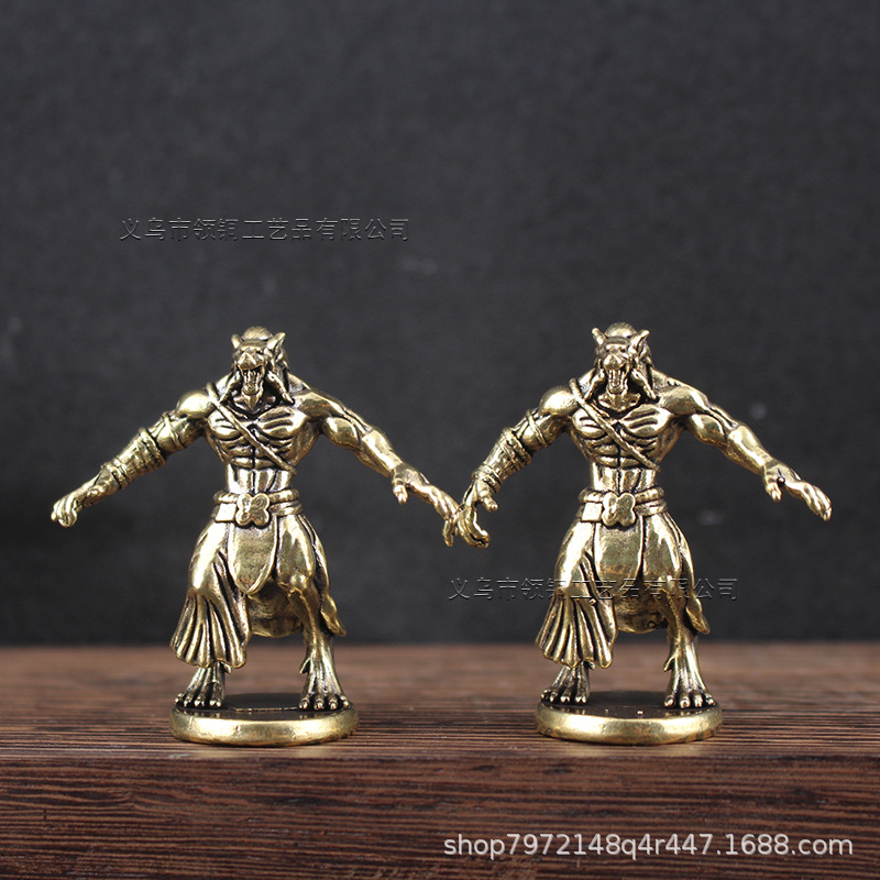 Brass Werewolf Miniature Ornam - đánh giá và giá Board Game Werewolf