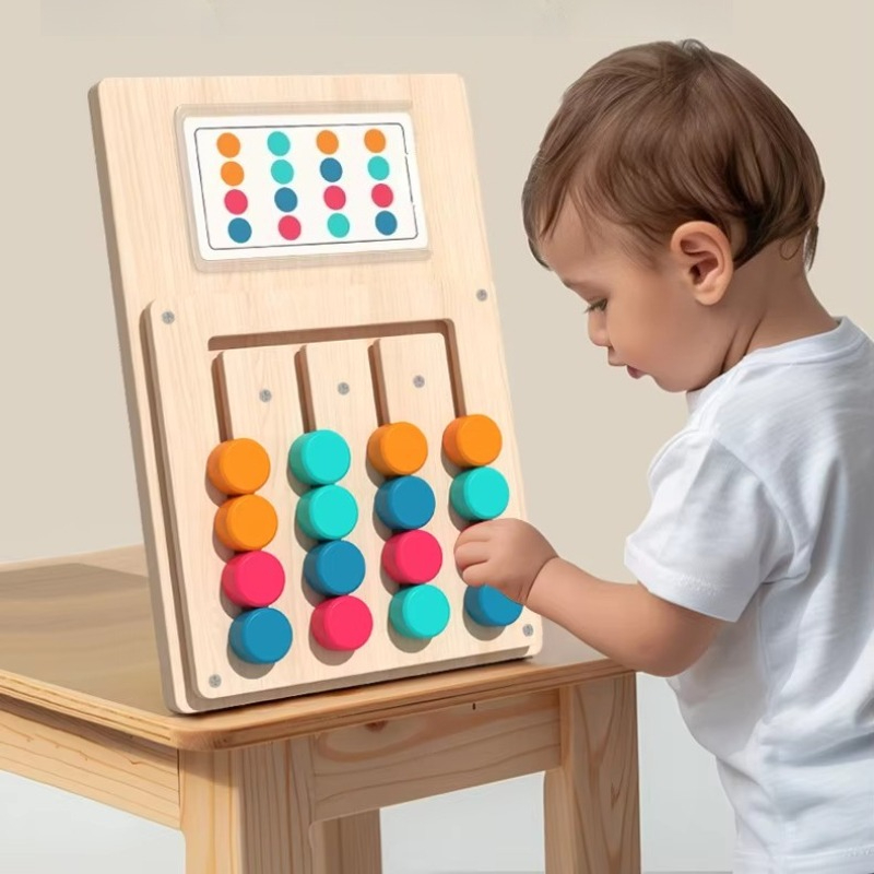 Kids Montessori Color Shape Ma - đánh giá và giá Board Game Quarto